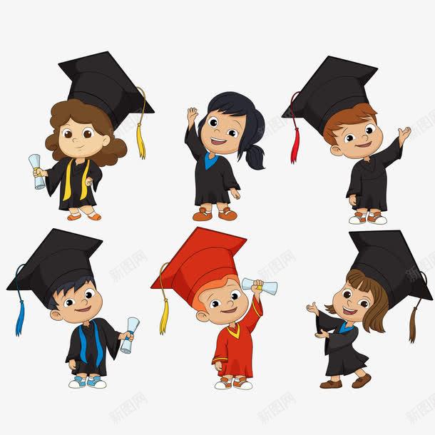 毕业的儿童png免抠素材_新图网 https://ixintu.com 儿童 卡通 奖状 学校 幼儿园 幼儿运动 彩色 手绘 教育 毕业 毕业卡通图 证书