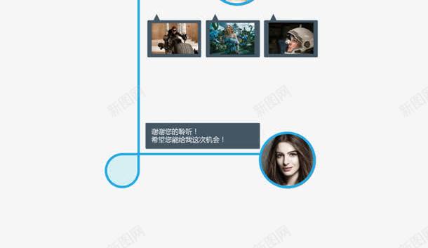 简历内容模板png免抠素材_新图网 https://ixintu.com 个人头像 对话框图案 简历模板透明PNG素材 艺术字免费PNG下载 蓝色