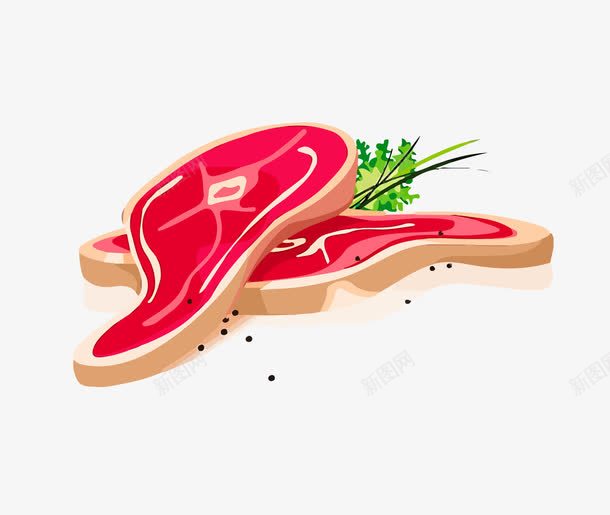 新鲜肉片png免抠素材_新图网 https://ixintu.com ai格式 平遥牛肉 牛肉 牛腱肉 生鲜 美食 肉 荤菜 食品 食物 香菜 鲜肉