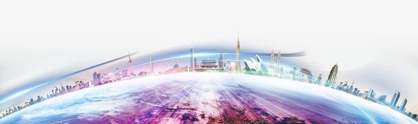 创意地球背景png免抠素材_新图网 https://ixintu.com 光效 创意 地球 地球背景 城市 城市地球 外滩 建筑 建筑物 星空背景 景点 梦想 环游