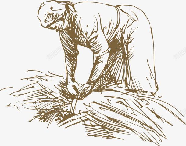 手绘线稿庄园农牧png免抠素材_新图网 https://ixintu.com 农民 农牧 原野 手绘图 欧式 牛羊 线稿 麦草