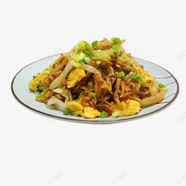 精品鸡蛋炒饼丝png免抠素材_新图网 https://ixintu.com 产品实物 炒饼丝 精品 食物 鸡蛋