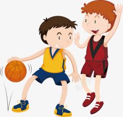 少年篮球比赛素材