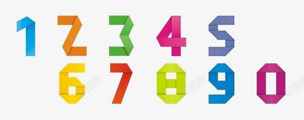 立体数字png免抠素材_新图网 https://ixintu.com 10个数字 字母 彩色数字 立体数字