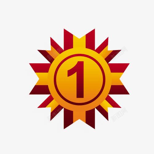 不规则形状冠军数字1png免抠素材_新图网 https://ixintu.com TOP1 冠军 名次 数字1 比赛 第一