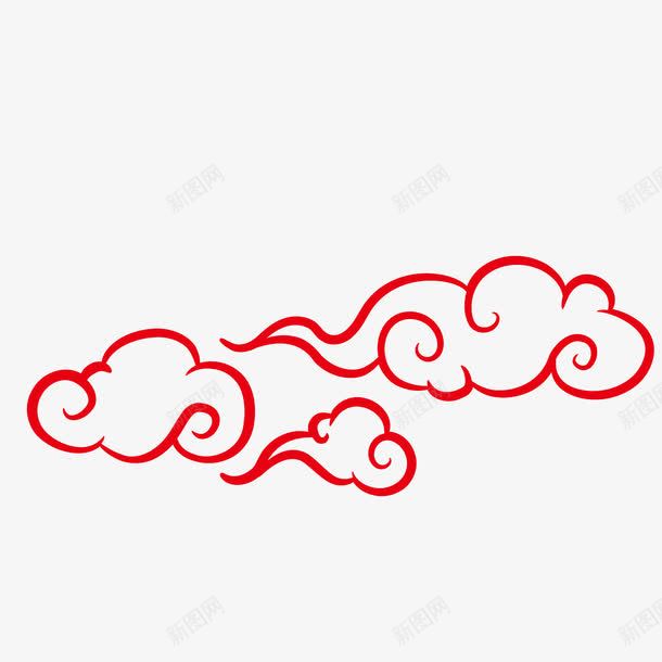 朵朵朵云纹png免抠素材_新图网 https://ixintu.com 云纹 优美如 吉祥图案 四合云 如意 如意云 如意形状 形态似飞鸟 朵朵朵 瑞雀 祥云 祥云云纹 象征高升