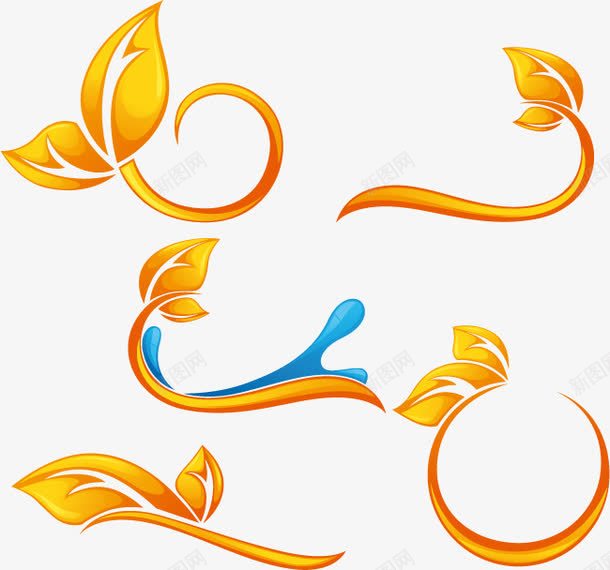 logo图标png_新图网 https://ixintu.com LOGO展示模板 logo logo应用模板 logo形象墙 logo提案模板 logo效果图模板 logo演变 logo设计 logo设计模板下载 创意logo墙 时尚 树叶 梦幻 水滴 水珠 潮流