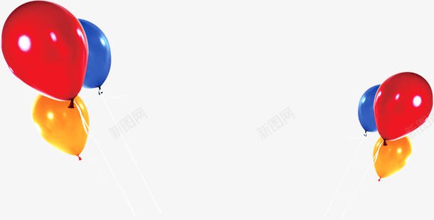 双十一活动卡通多种颜色气球png免抠素材_新图网 https://ixintu.com 卡通 双十 多种 气球 活动 颜色