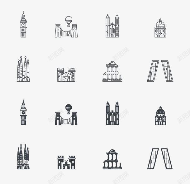 英国剑桥大学黑白简约标图标png_新图网 https://ixintu.com icon 剑桥 剑桥大学 扁平化 简约线条