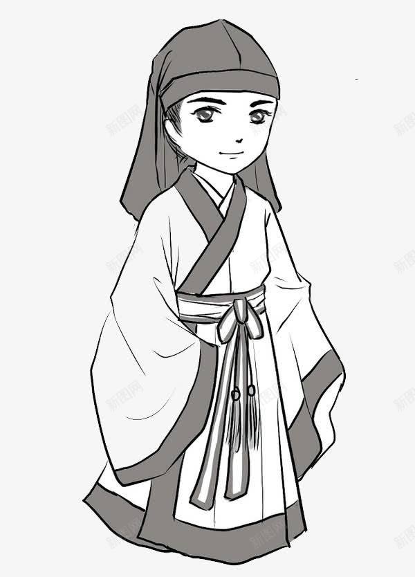 一个状元png免抠素材_新图网 https://ixintu.com 俊美 卡通 古代壮士 古代美男子 手绘 汉服