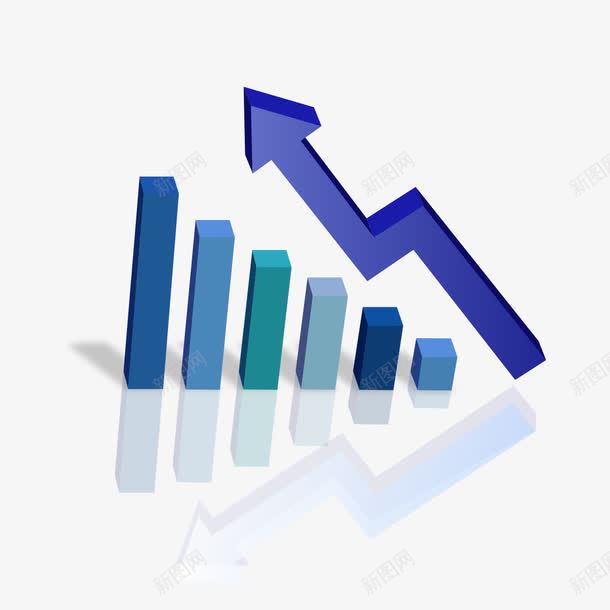 上升柱形图箭头png免抠素材_新图网 https://ixintu.com 上升 上升箭头 上升趋势 上市 企业 指标 柱形图 箭头 财富