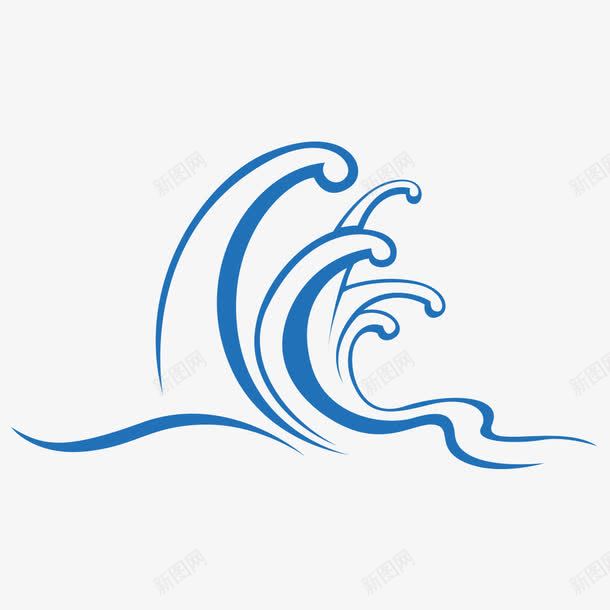 简约手绘风格海浪png免抠素材_新图网 https://ixintu.com 分割 分割线 手绘 水波 波浪 波浪分割线 海浪 海浪形状 装饰 边框 隔断