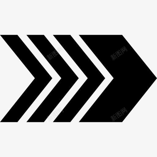 右箭头图标png_新图网 https://ixintu.com 定位 定向 接下来的方向 箭 跳过