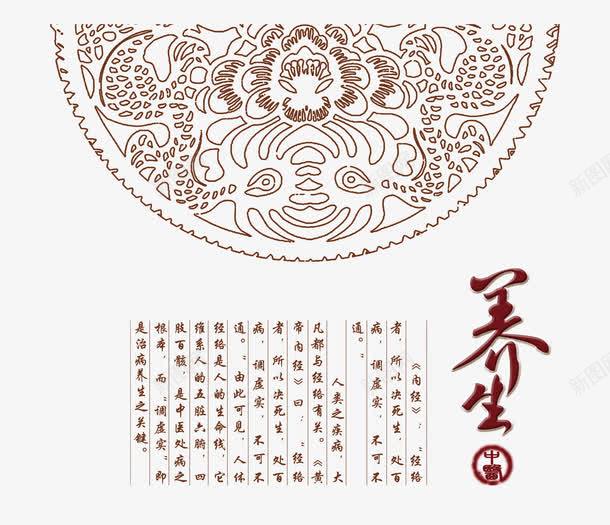 养生古典文字png免抠素材_新图网 https://ixintu.com PNG 免费 免费素材 养生 底纹棕色 文字排版 海报 海报素材 花纹