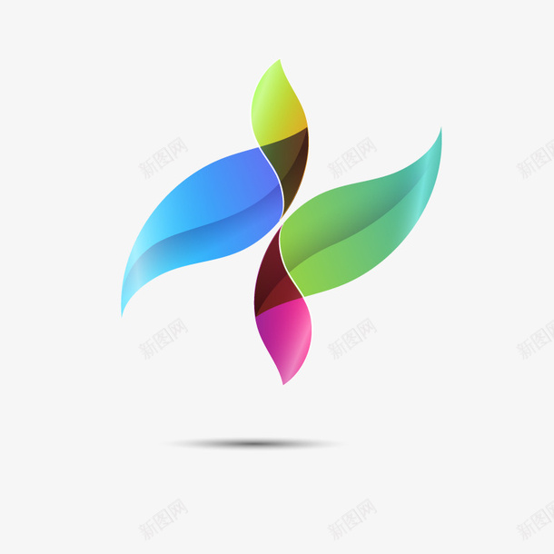 树叶LOGO矢量图图标ai_新图网 https://ixintu.com logo在线生成 企业文化 免扣png 免扣png素材 免费png 免费png素材 创意 植物 绿色 矢量图