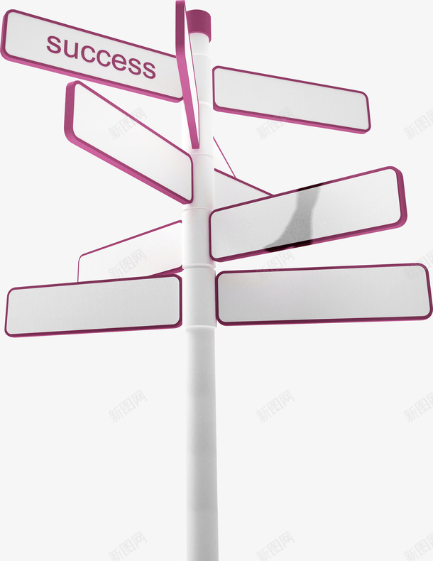 红色边框职场风向标png免抠素材_新图网 https://ixintu.com 字母 平面 形状 红色边框 英文 设计 风向标