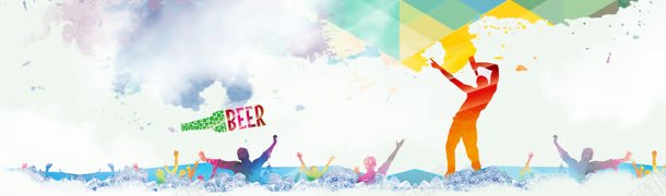 啤酒狂欢节日几何背景bannerjpg设计背景_新图网 https://ixintu.com banner 几何 啤酒 狂欢 背景 节日