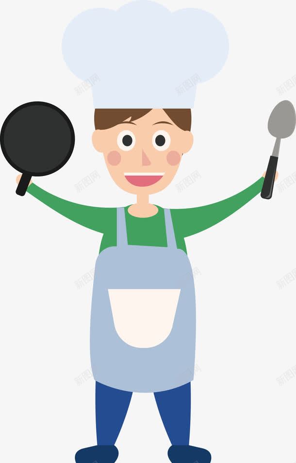 扁平厨师人物png免抠素材_新图网 https://ixintu.com foodie 人物 扁平厨师 美食家 美食推荐