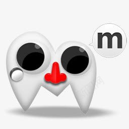 大眼睛英文字母M图标png_新图网 https://ixintu.com 图标 大眼睛 字母 英文
