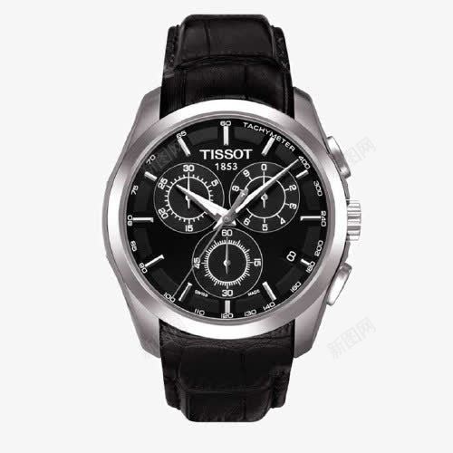 天梭库图系列手表png免抠素材_新图网 https://ixintu.com TISSOT 产品实物 名牌手表 多功能 男士手表 石英表 腕表