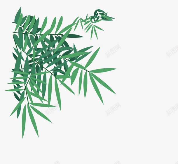 手绘春天绿植植物树枝叶png免抠素材_新图网 https://ixintu.com 叶 手绘 春天 树枝 植物 淡雅插图 绿植 绿色