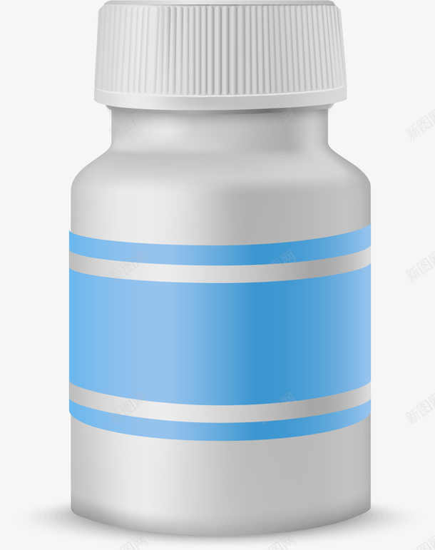 简约药瓶png免抠素材_新图网 https://ixintu.com 卡通装饰 小清新 彩色底纹 矢量图案 简约瓶子 装饰图