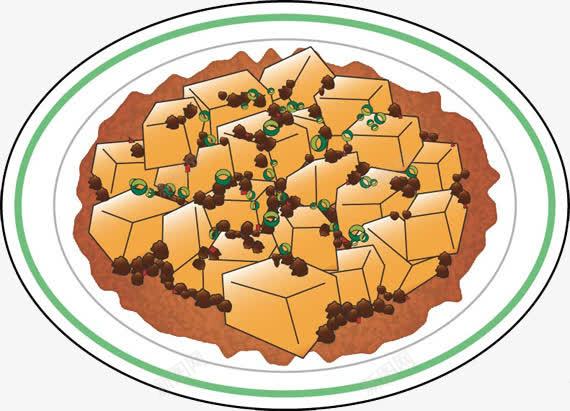 麻婆豆腐png免抠素材_新图网 https://ixintu.com 卡通 手绘 美食 麻婆豆腐