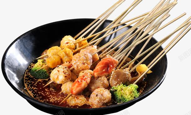 麻辣烫串串png免抠素材_新图网 https://ixintu.com 串串 产品实物 小串 美味 食物 麻辣烫
