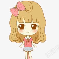 卡通人物png免抠素材_新图网 https://ixintu.com 人物 动画片 卡通 可爱 女生 男生 青春