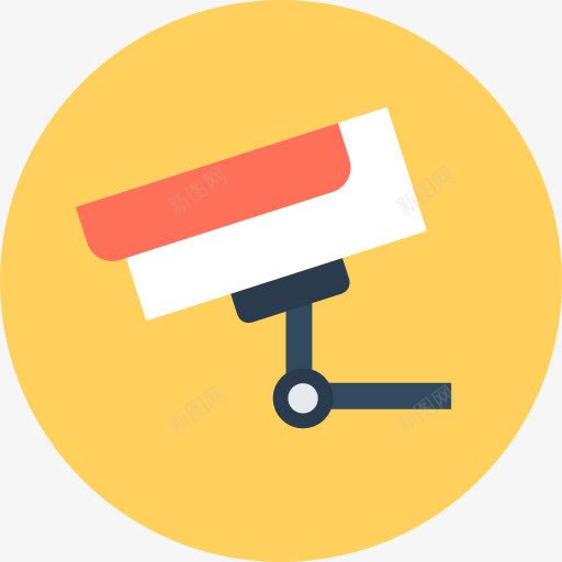 央视图标png_新图网 https://ixintu.com 安全 安全系统 监控 相机 视频技术 闭路电视