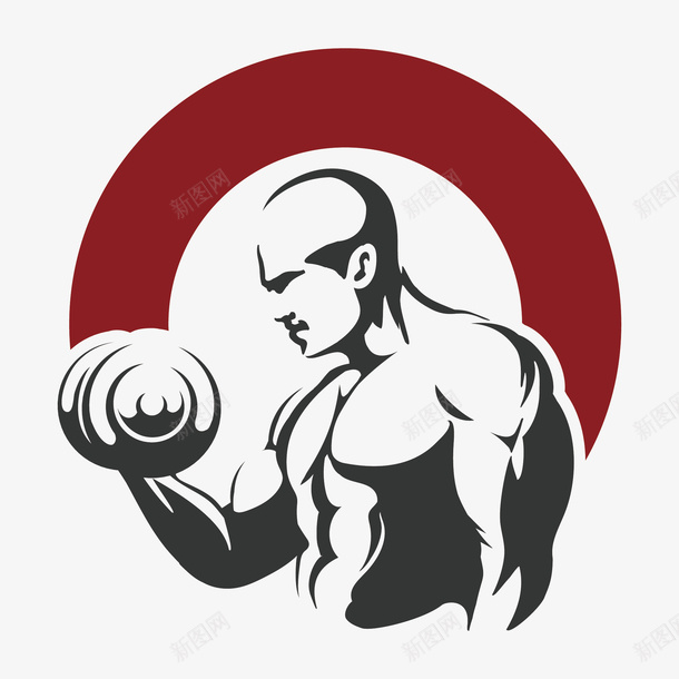 哑铃运动图标png_新图网 https://ixintu.com 健身 哑铃 图标 运动