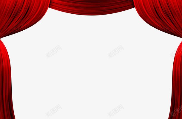 红色幕布png免抠素材_新图网 https://ixintu.com 幕布帘子红色喜庆舞台布