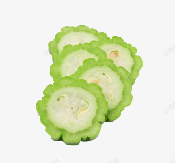 手绘绿色苦瓜切片png免抠素材_新图网 https://ixintu.com 凉瓜 切开的苦瓜 手绘苦瓜 有机食物 矢量手绘 绿色 绿色蔬菜 苦瓜