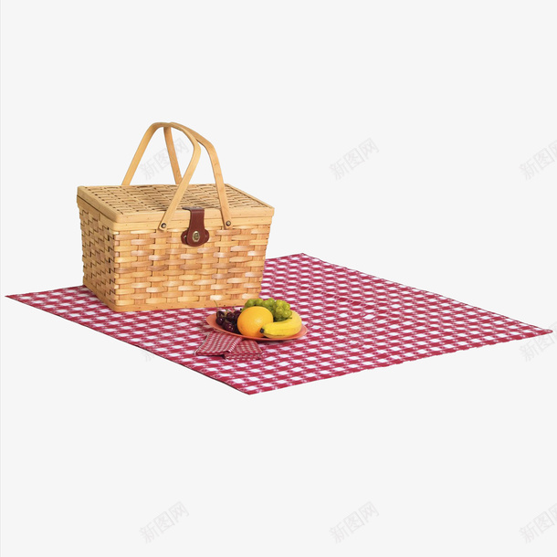 简洁户外野餐篮子食物png免抠素材_新图网 https://ixintu.com 卡通 户外野炊 春游 水果 野餐 野餐布 野餐篮子 食物