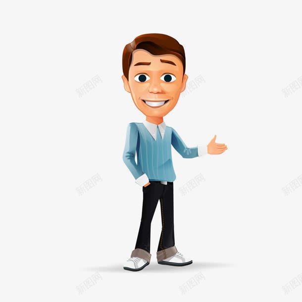 商务人png免抠素材_新图网 https://ixintu.com 事业 商务人 招聘 男人 白领