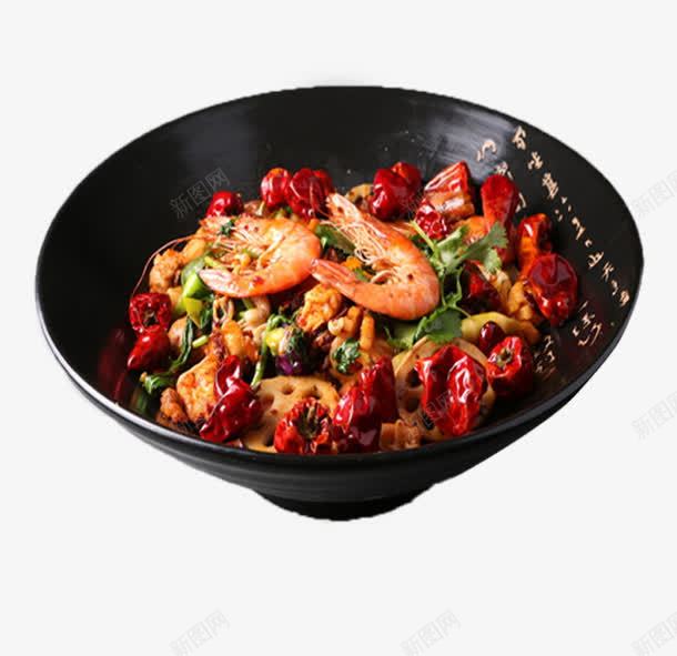 麻辣香锅png免抠素材_新图网 https://ixintu.com 产品食物 干锅 菜品 菜肴 食物 餐饮 麻辣虾 麻辣香锅菜单
