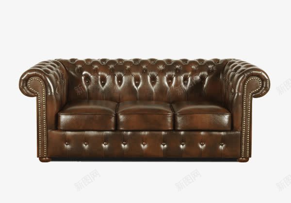 真皮沙发png免抠素材_新图网 https://ixintu.com 产品实物 家具 家居用品 日用百货 沙发 沙发座椅 真皮沙发