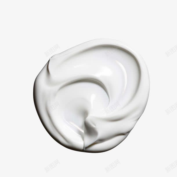 白色护肤膏体png免抠素材_新图网 https://ixintu.com 护肤素材 泡沫 洗面奶 白膏体 白色膏体 膏体