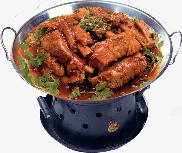 锅仔排骨炖干豆角png免抠素材_新图网 https://ixintu.com 中国美食 产品实物 佳肴 干豆角 炖干豆角 菜品 蜜汁排骨 豆角 锅仔排骨 餐饮