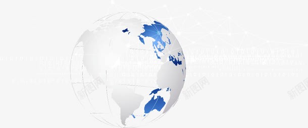 简洁科技代码装饰图案png免抠素材_新图网 https://ixintu.com 圆形 地球 画册图案 科技 科技代码 简洁 蓝色 装饰图案