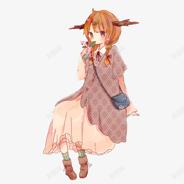 手绘小鹿女生壁纸png免抠素材_新图网 https://ixintu.com 壁纸 屏保 手机 手绘 时尚 简约 苹果 苹果解锁 韩版