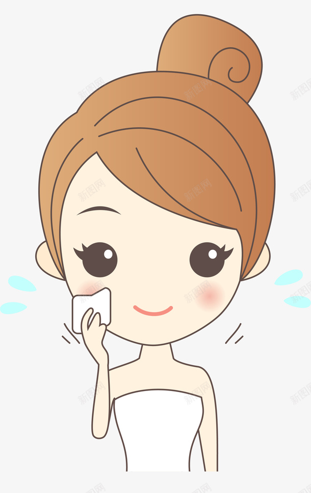 皮肤护理女孩png免抠素材_新图网 https://ixintu.com 化妆 可爱女孩 洗澡女生 皮肤护理 皮肤清洁 皮肤表皮 美丽女生 美容 舒缓皮肤 装饰图案