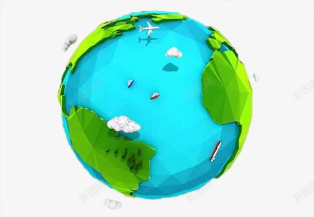 绿色美好的地球妈妈png免抠素材_新图网 https://ixintu.com 全球招聘 卡通 地球 所有宝贝 手绘 蓝色