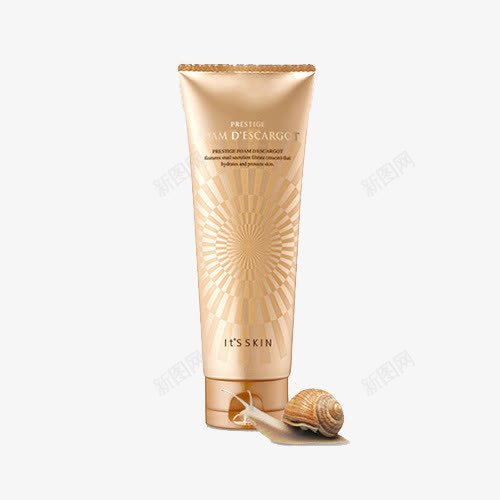 晶钻蜗牛洗面奶png免抠素材_新图网 https://ixintu.com 产品实物 伊思 护肤品 护肤系列 洗面奶 蜗牛