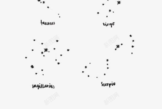 星座底纹png免抠素材_新图网 https://ixintu.com 12星座 星座免扣元素 星座装饰 星座透明PNG 星星