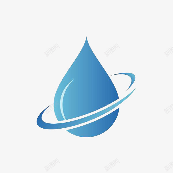 环绕的水滴标志图标png_新图网 https://ixintu.com LOGO 创意 卡通 标志 标识 水 水滴 水滴简笔画 水点 水珠 液体 环绕 雨滴 露水 露珠