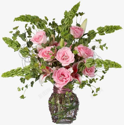 百花盛开png免抠素材_新图网 https://ixintu.com 春天 百花盛开 花瓶 装饰