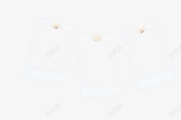 几何手绘白色相片纸png免抠素材_新图网 https://ixintu.com 几何 图钉 手绘 照片 白色 相框 相片纸 胶片相框 胶片边框 边框