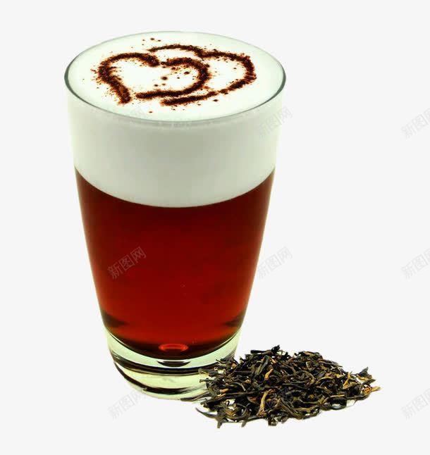 岩盐红茶奶盖花茶png免抠素材_新图网 https://ixintu.com 奶昔 泡沫 玻璃杯 花式茶 餐饮 餐饮美食 饮料 饮料酒水