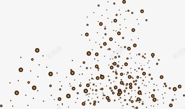 金色光点背景矢量图eps免抠素材_新图网 https://ixintu.com 光效 光珠 波点 矢量素材 金色光点 矢量图